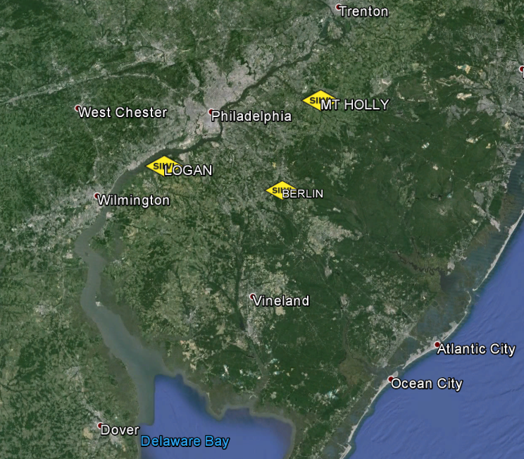 Silvi South Jersey Plant Location Map