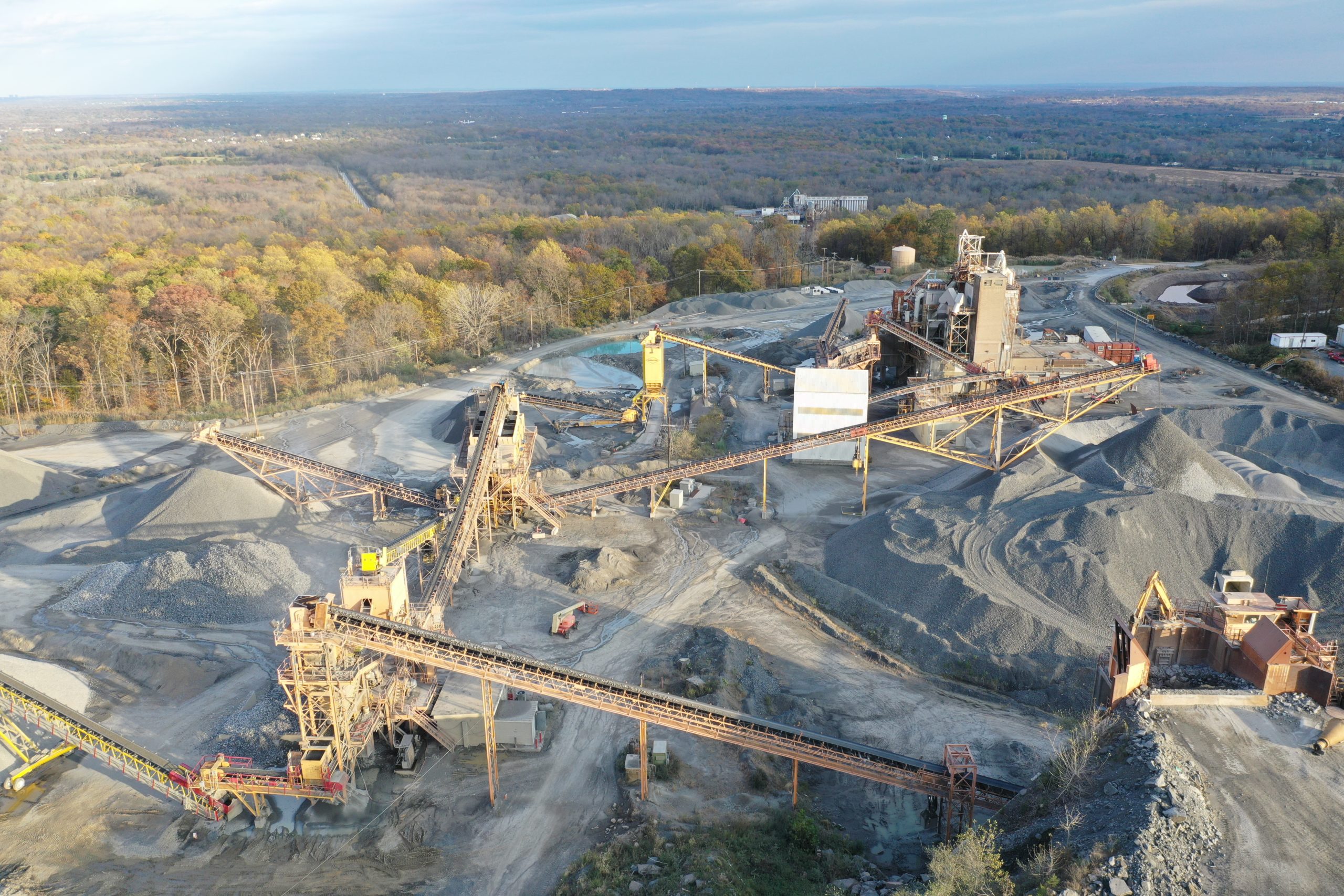 crushed stone quarry