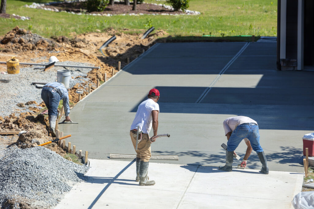 Concrete Industry Management Program - 3 men working