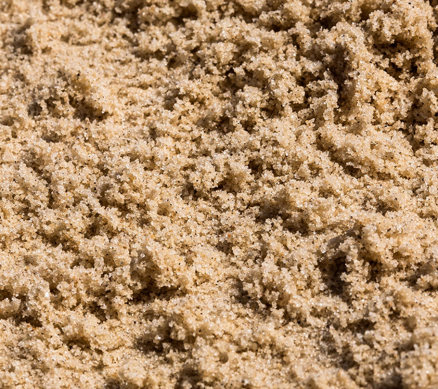 A close-up picture of concrete sand.