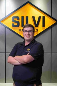 A picture of Silvi Materials' employee Kyle Gaffney.