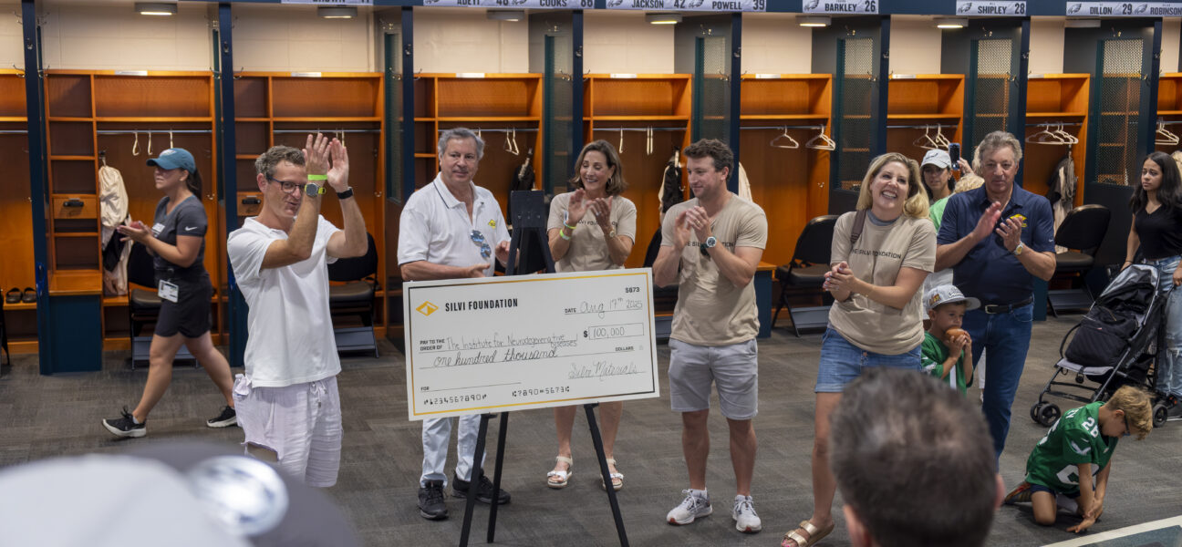 A picture of the Silvi Foundation's kickoff fundraising event at Lincoln Financial Field.