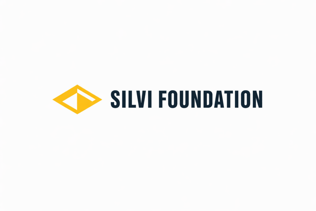 A graphic featuring the Silvi Foundation's logo.